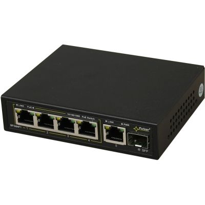 PULSAR SFG64F1 6-port switch for 4 IP cameras