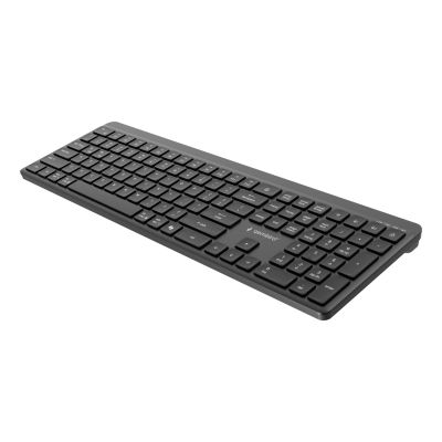 15. GEMBIRD WIRELESS KEYBOARD + MOUSE SET SLIM PRO BUSINESS, DUAL MODE, 2.4 GHZ + BT, US LAYOUT, BLACK