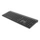 15. GEMBIRD WIRELESS KEYBOARD + MOUSE SET SLIM PRO BUSINESS, DUAL MODE, 2.4 GHZ + BT, US LAYOUT, BLACK