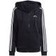 2. Adidas 3 Stripes FL Full-Zip Hoodie HZ5743