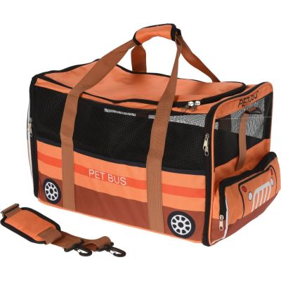 4. PET CARRIER 52X30X32.5CM PET BUS ORANGE