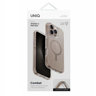 4. Uniq Combat Magclick Charging Case for iPhone 16 Pro Max - Gold