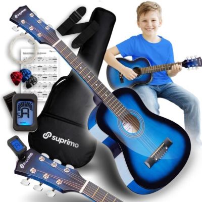 SUPRIMO JRA SET BB acoustic guitar 1/4 blueburst