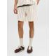 2. Jack&Jones men's striped shorts JPSTJAIDEN COBA STRIPE JOG SHORTS REG SN 12274413 Antique White Stripes