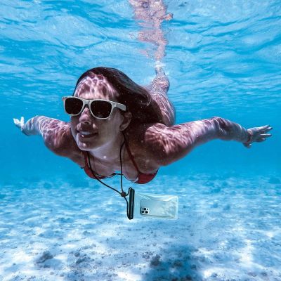 7. Baseus waterproof case for phone Slide-cover blue (FMYT000003)