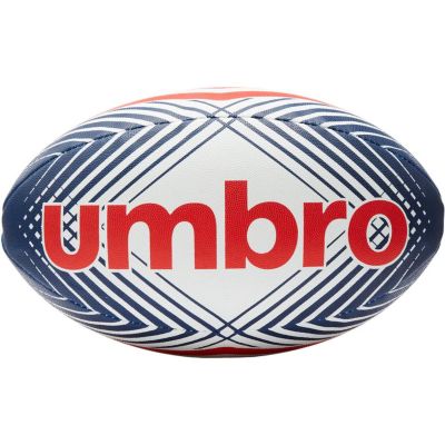 UMBRO 26760U RUGBY BALL S.5 white/red/navy