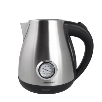 3. ESPERANZA ELECTRIC KETTLE THAMES 1.7 L MATT SILVER EKK029
