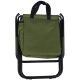 6. FISHING CAMPING FOLDING CHAIR GREEN WITH BAG UNDER THE SEAT 35x28x58CM