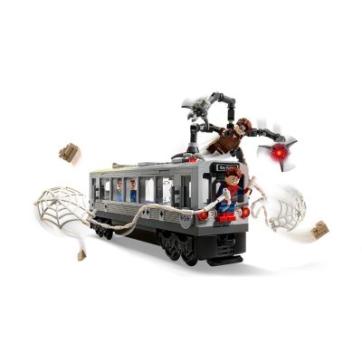 9. LEGO Marvel 76321 Spider-Man vs. Doc Ock Subway Scene