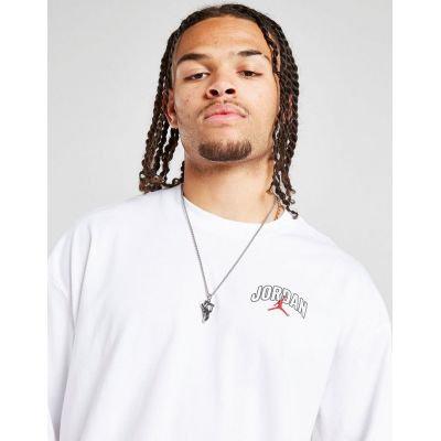 2. Men's Air Jordan Brooklyn Arch Logo T-shirt White - II2344-100