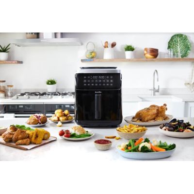 13. Breville VDF133X Air Fryer Steam Air Fryer