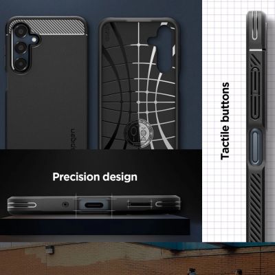 14. Spigen Rugged Armor Case for Samsung Galaxy A16 4G / 5G - Black