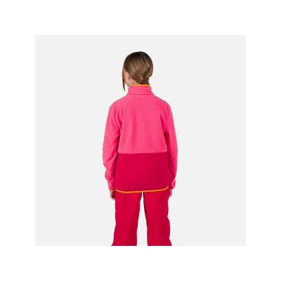 8. Rossignol Jr Strawpile Fleece Fz Pink Sweatshirt