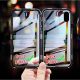 7. Wozinsky Full Magnetic Case Full Body Front and Back Cover with built-in glass for Vivo X60 black-transparent