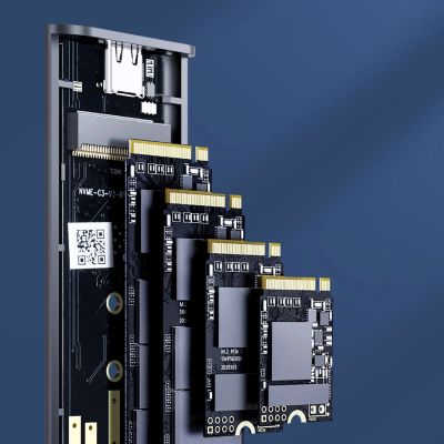 6. Orico AM2C3-G2 M.2 NVME USB-C 3.2 Disk Drive - Gray