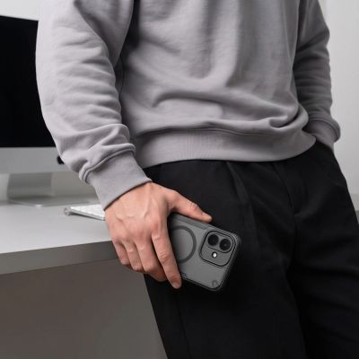 6. Tech-Protect Rugged Shield MagSafe Case for Xiaomi Redmi Note 17 Pro 5G - Matte Black
