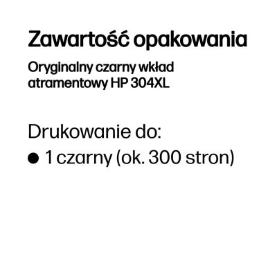 4. HP Black Ink Cartridge HP 304XL, HP304XL=N9K08AE, 300 pages