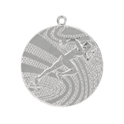 6. Silver medal - running - steel medal
