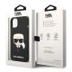8. Karl Lagerfeld Silicone Karl's Head MagSafe case for iPhone 14 Plus - black
