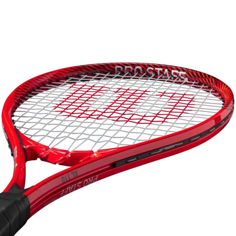 4. Wilson Pro Staff Precision XL 110 4 3/8 Tennis Racket Red WR171410U3