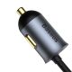 5. Baseus Share Together PPS Multi-port Fast charge Car Charger with Extension Cord 2U+2C 120W Space Gray