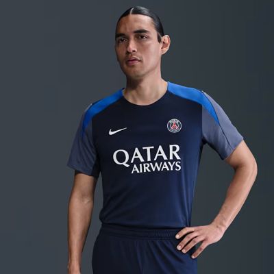 Nike PSG Strike Men's T-Shirt Navy Blue HJ7758 411