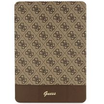 Guess 4G Stripe Allover case for iPad 10.2" - brown