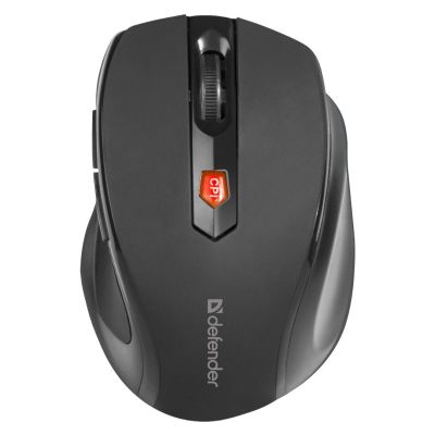 DEFENDER ULTRA MOUSE MM-315 RF BLACK OPTICAL 1600DPI 6P 52315