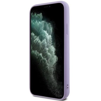 5. Guess Sequin Script Metal case for iPhone 11 / Xr - purple