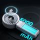 11. Jisulife Handheld Fan Life7 3600mAh Portable USB Fan - Gray