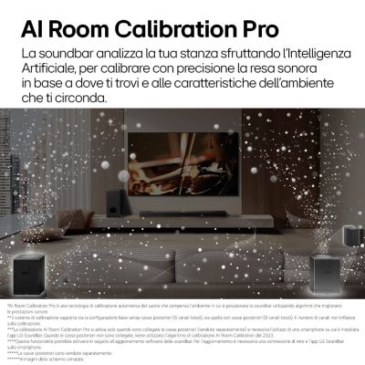 6. LG S95TR Soundbar 9.1.5 channels 810W Bluetooth 5.1 Dolby Atmos Black