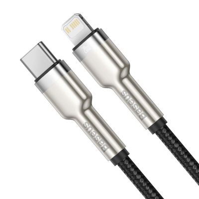 2. Baseus Cafule Series Metal Data USB-C / Lightning 20W PD cable 1 m - black