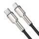 2. Baseus Cafule Series Metal Data USB-C / Lightning 20W PD cable 1 m - black
