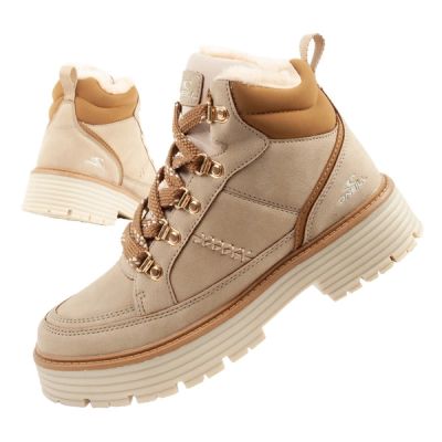 O'neill winter boots women's hiking boots ankle boots insulated fashionable beige brown