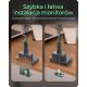 6. ICY BOX IB-MS702-T monitor holder/stand 144.8 cm (57") Desk Black