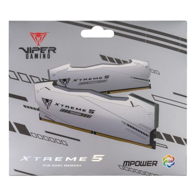 11. Patriot Memory Viper Xtreme 5 RGB Memory Module 32 GB 2 x 16 GB DDR5 8000 MT/s 288-pin DIMM ECC Correction