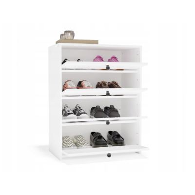 6. LOKA SHOE CABINET WHITE