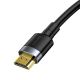 2. Baseus Cafule HDMI / HDMI 2.0 4K 60 Hz 3D 18 Gbps cable 3 m - black