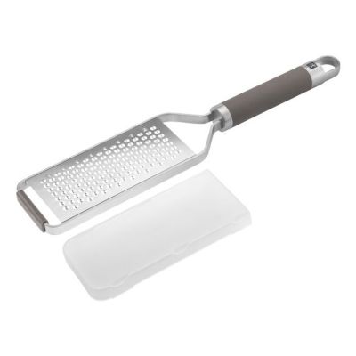 5. ZWILLING 1028026 Manual Grater/Spiralizer Flat Grater Gray