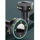 16. Baseus Enjoy FM transmitter car charger LED 2x USB / 3.5mm jack wireless MP3 player Bluetooth 5.0 3.4A black (CCLH-01)