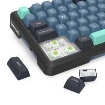 REDRAGON K724GBG-RGB-PRO Behemoth Keyboard USB + RF Wireless + Bluetooth Gray, Blue