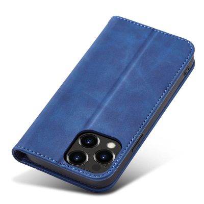 5. Magnet Fancy Case Case for iPhone 13 Pro Pouch Card Wallet Card Stand Blue