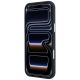 5. BMW Sign Deboss Quilted Metal Logo MagSafe Case for iPhone 18 Pro / 17 Pro - Black