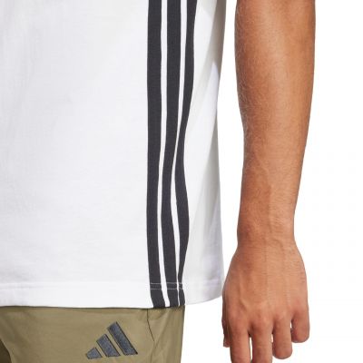 5. adidas Essentials 3-Stripes Single Jersey M JE6388