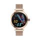 12. VELTORI VT340-1 Women's Smartwatch Gold Bracelet + Pink Silicone Strap