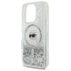 6. Karl Lagerfeld Liquid Glitter Karl Head Magsafe Case for iPhone 16 Pro - Clear
