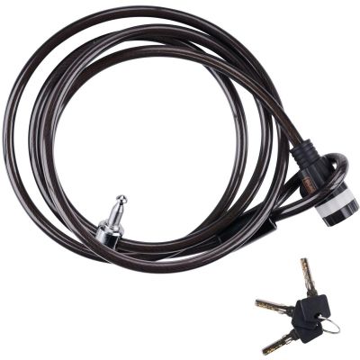BIKE LOCK WITH CABLE LOCK 10x2400MM FAMILY BLACK+DECKER