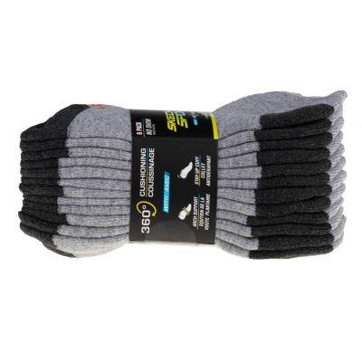 2. Skechers 6pk No Show Socks S108264-GRY