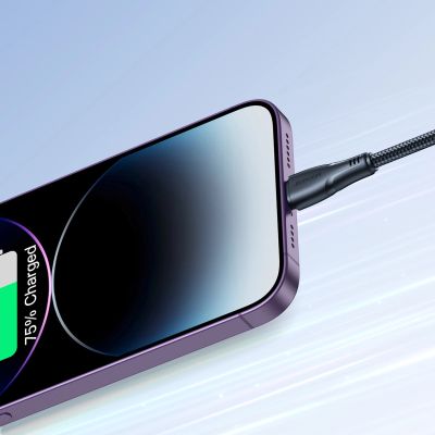 10. Joyroom Surpass Series A11 USB-A / Lightning 2.4A Cable 1.2 m - Black