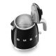 32. SMEG mini kettle 0.8L black Schwarz (KLF05BLEU)
